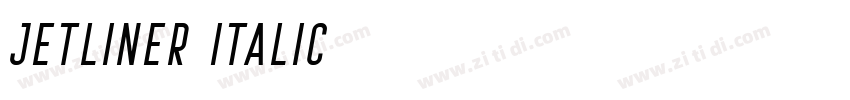 Jetliner Italic字体转换
